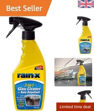 Rain X 2-in-1 Glass Cleaner + Rain Repellent &ndash; 500ml for Ultimate Visibility