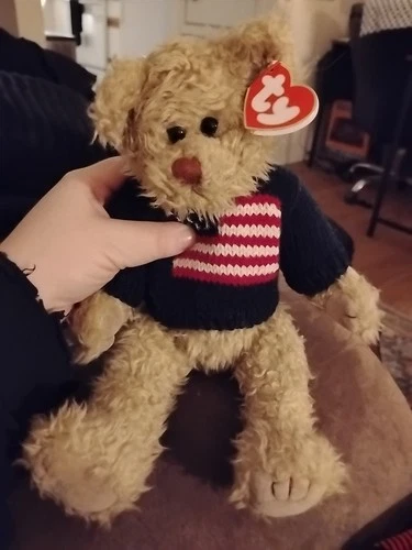 NWT TY Attic Treasures Grant USA Bear Vintage Collectible Americana Patriotic