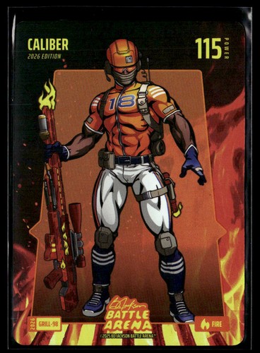Bo Jackson Battle Arena Griffey #115 Caliber Caleb Williams Fire Grillin Grill
