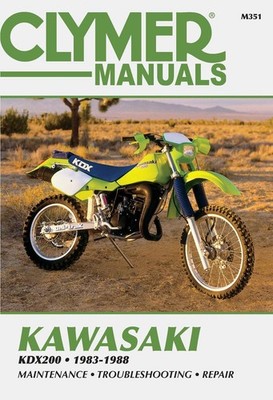 Kawasaki KDX200 Motorcycle 83-88: Clymer Workshop Manual by Haynes Group LTD (En