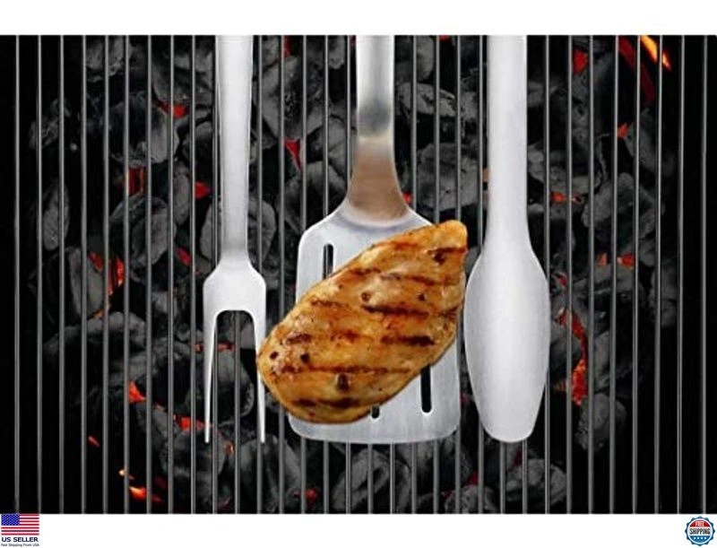 Weber 3-Piece BBQ Tool Set – Essential Grilling Accessories for Perfect Cookouts - Image 4 of 4