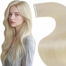LaaVoo Human Hair Tape in Extensions Blonde Invisible Real Natural Seamless