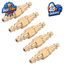 1/4" Brass Quick Connect Coupler Set - NPT Female Male Air Hose Fittings