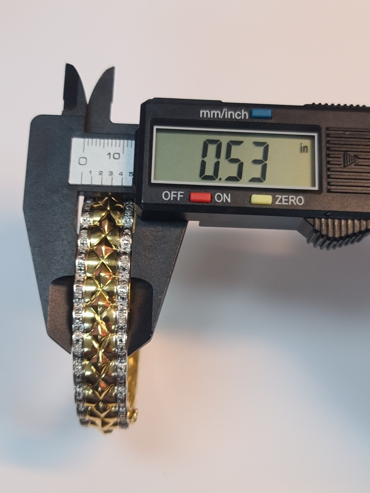 Sterling 925 Solid Silver Bangle Bracelet 6.75" S… - image 14