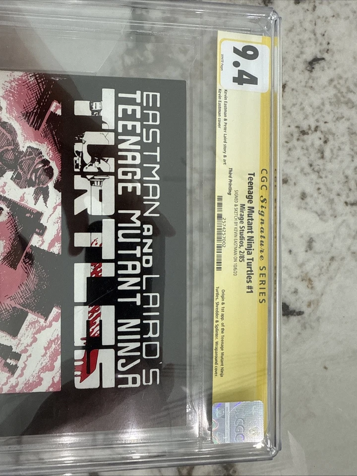 Teenage Mutant Ninja Turtles #1 CGC 9.4 Signed Series Edition - Image 3 of 4