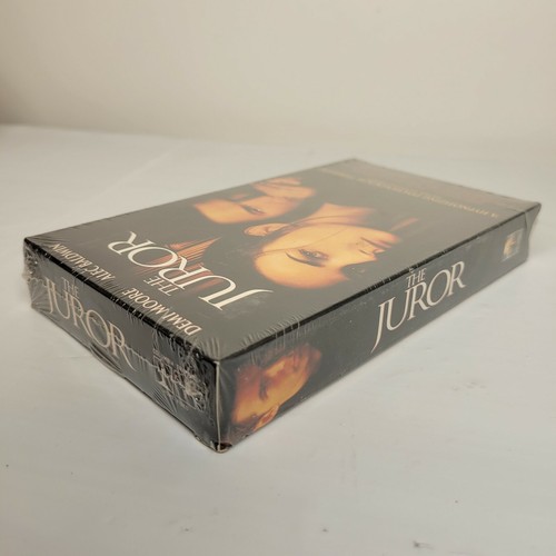 The Juror VHS SEALED NEW Demi Moore Alec Baldwin watermark watermarked thriller - Picture 4 of 6