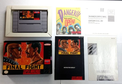 Final Fight Nintendo SNES complete in box authentic
