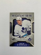 2006-07 SP Game Used #154 Ben Ondrus RC 442/999 - Toronto Maple Leafs