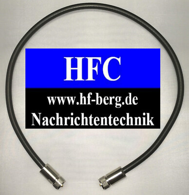 1,5 m Ecoflex 10 konfektioniert mit N-Stecker / UHF-Stecker bis 6 GHz/50 Ohm