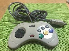 Sega Saturn Console White w/s Controler Set HST-3220 Used Japan Import F/S