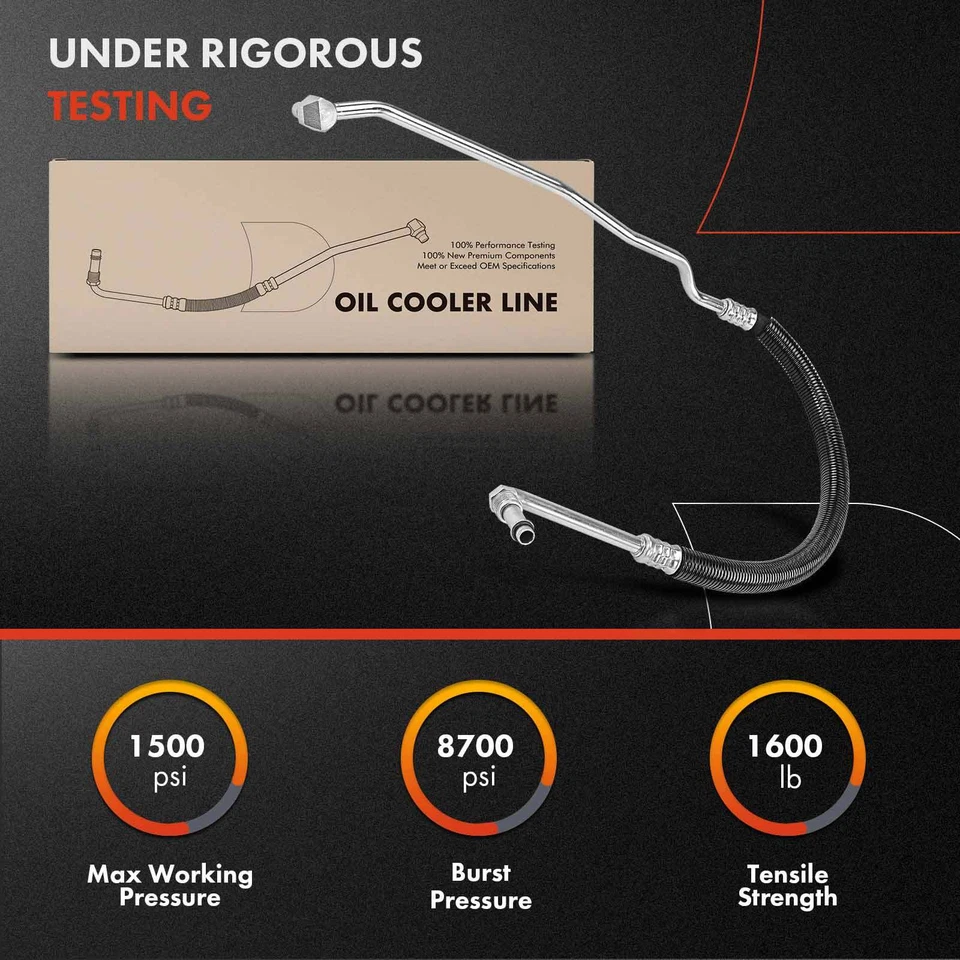 Conjunto de manguera de enfriador de aceite de motor para Chevy C1500 C2500 C3500 GMC K2500 Suburban Foto 4 de 4