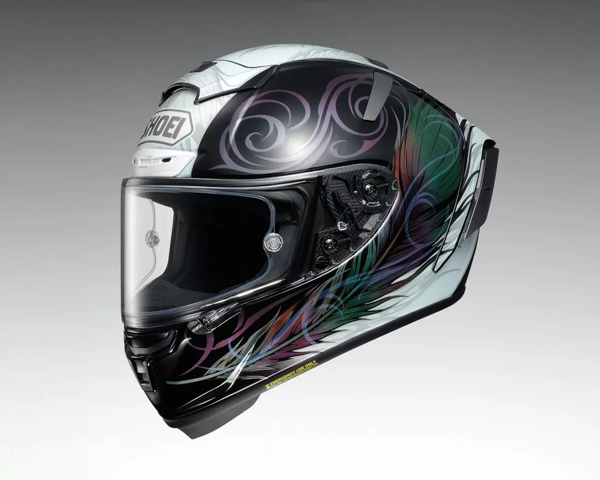 New SHOEI X SPIRIT 3 Kujaku TC10 Full Face Motorcycle Crash Helmet