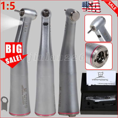 Dental 1:5 Contrangulo Spray interno FG1.6mm LED Fiber Optic Handpiece For NSK
