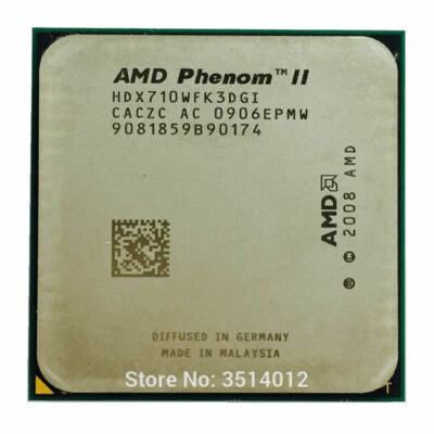   Phenom II X3 710 2.6 GHz Triple-Core HDX710WFK3DGI Socket AM3 CPU Processor #A