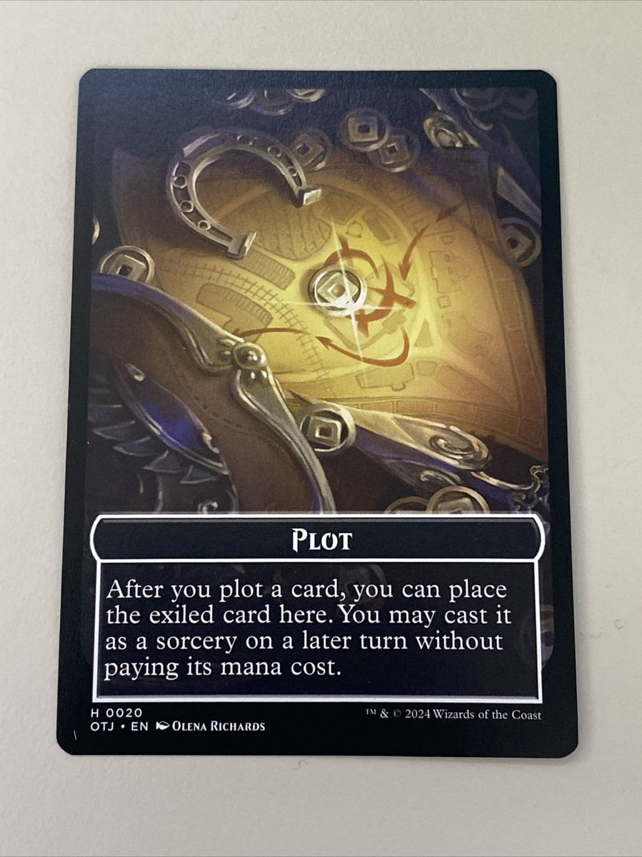 Ox 0003 Plot 0020 Double-Sided Token Outlaws of Thunder Junction MTG Magic  S985* | eBay