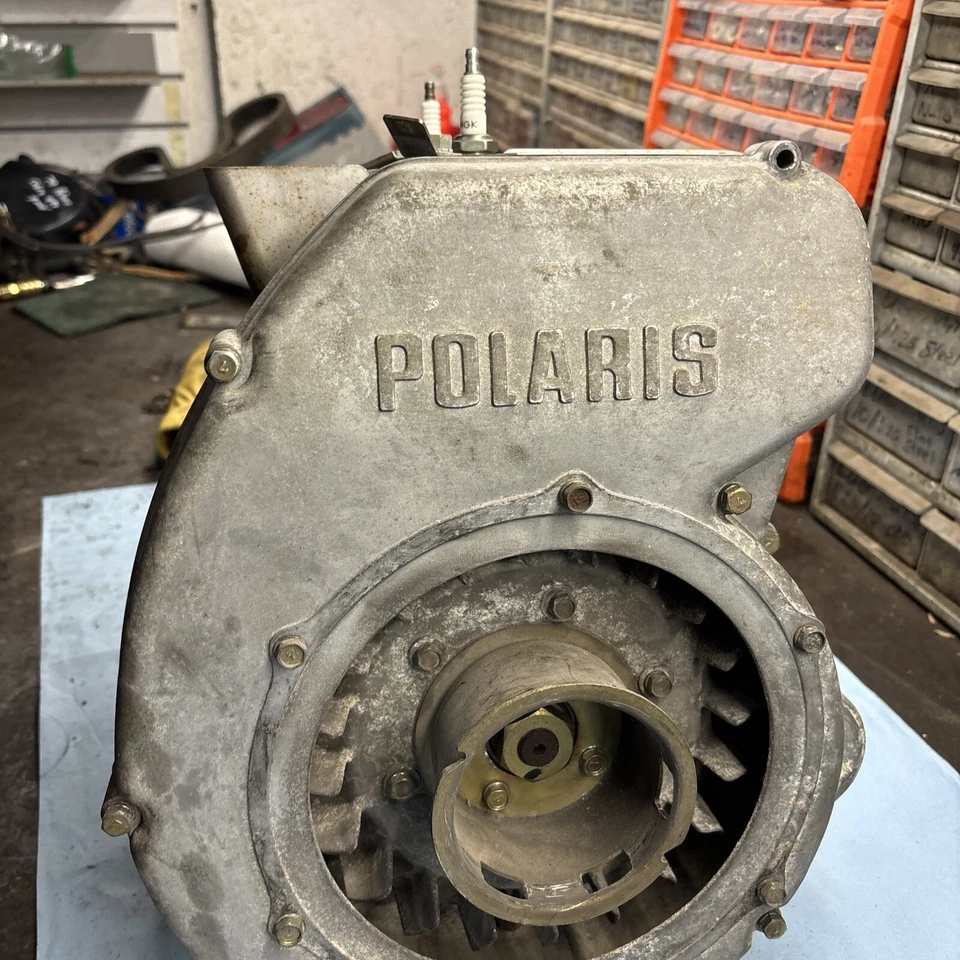 1979 Polaris Cobra 440 Vintage Snowmobile Motor Engine Runs Good. Foto 2 de 4