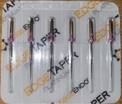 Edge Taper Platinum Dental Endo Feilen S1 ISO 17 25mm Länge Zahnarzt 6er Pack