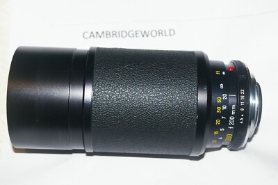 LEICA LEITZ WETZLAR VARIO ELMAR R 80-200mm F4.0 R MOUNT ONE TOUCH