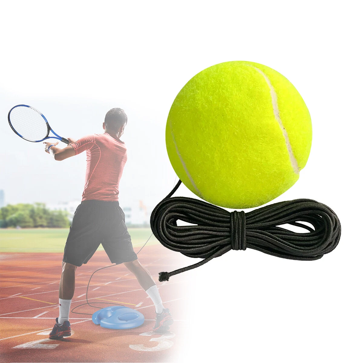 Tennis Trainer Rebound Baseboard Tennis Ball Outdoor Training Ball with  String