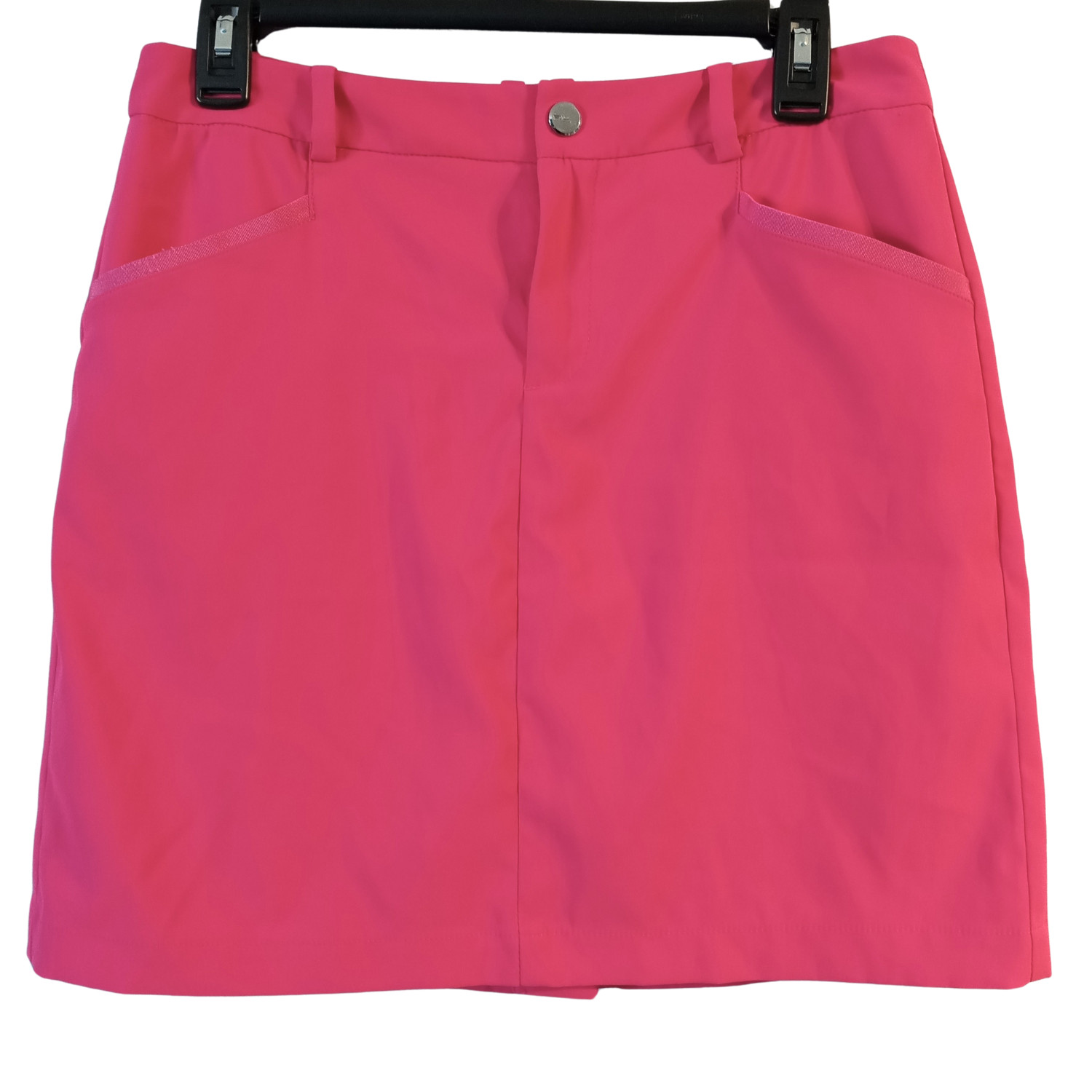 Women's Ralph Lauren Hot Pink Golf Skirt Skorts Size 4 Pockets Logo EUC