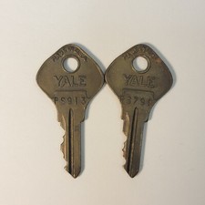 Lot of 2 Vintage Key Yale & Towne MFG. CO. Made in USA