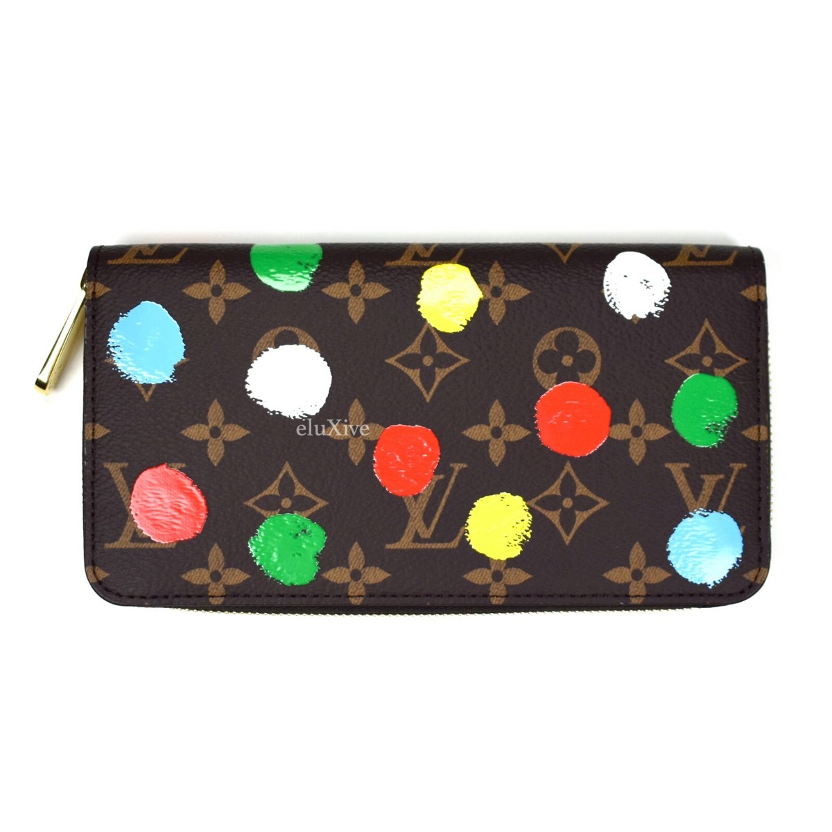 NWT Louis Vuitton Yayoi Kusama Paint Dot Pocket Organizer Wallet DS  AUTHENTIC