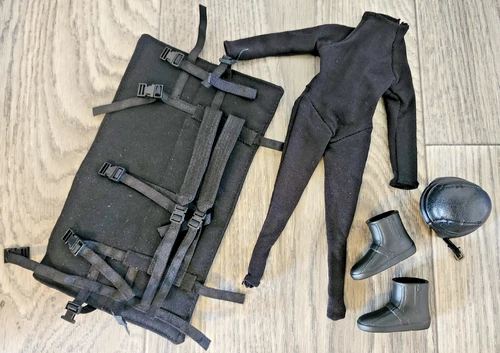 Vintage  1990s 21st Century GI JOE Accessories Lot Bodysuit Helmet Boots  Hasbro