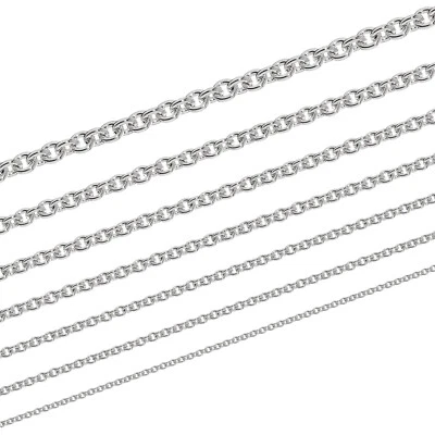 ANKERKETTE Rund 925 STERLING SILBER Kette MASSIV Halskette Collier Damen Herren - Bild 1 von 4