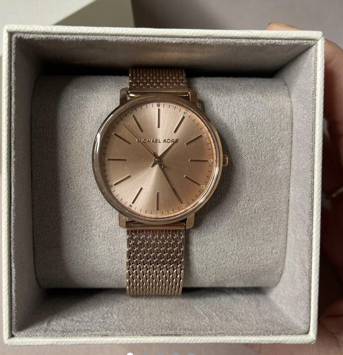Michael kors pyper shop rose gold watch