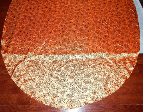 Halloween Tablecloth Orange Black Spiders Webs - Picture 4 of 7