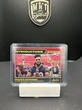 Roschon Johnson 2023 Absolute Introductions Peace & Happiness RC Bears /100 C23