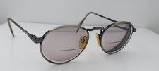 Vintage Hudson DG-63 Gray Oval Metal Sunglasses USA FRAMES ONLY