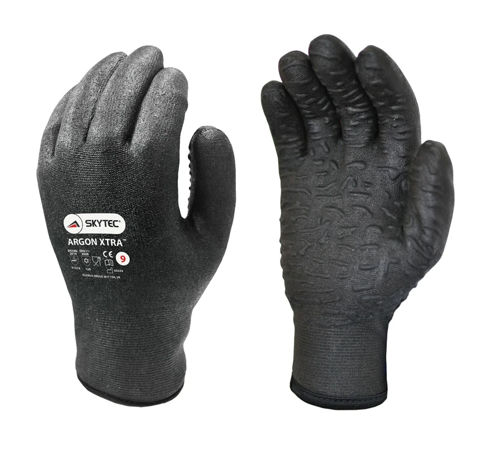 Skytec Argon Xtra Water Repellent Thermal Insulated Safety Work Gloves Gardening