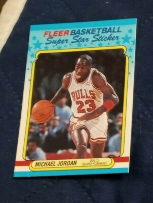 1988-89 Fleer Michael Jordan Sticker #7/11 near mint-mint (see