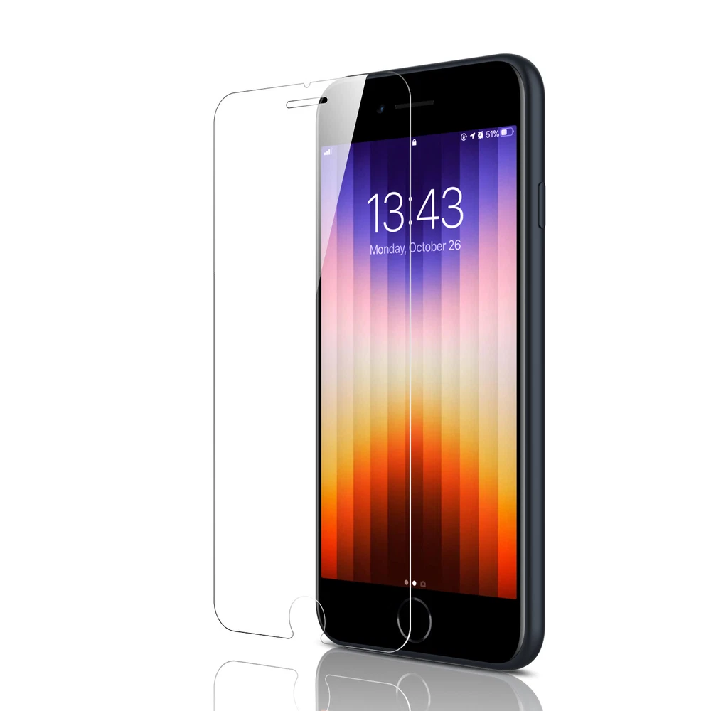 Phone Case For iPhone 7 8 SE 2nd 3rd 2022/2020 Liquid Silicone Screen Protector Phone Case For iPhone 7 8 SE 2nd 3rd 2022/2020 Liquid Silicone Screen Protector