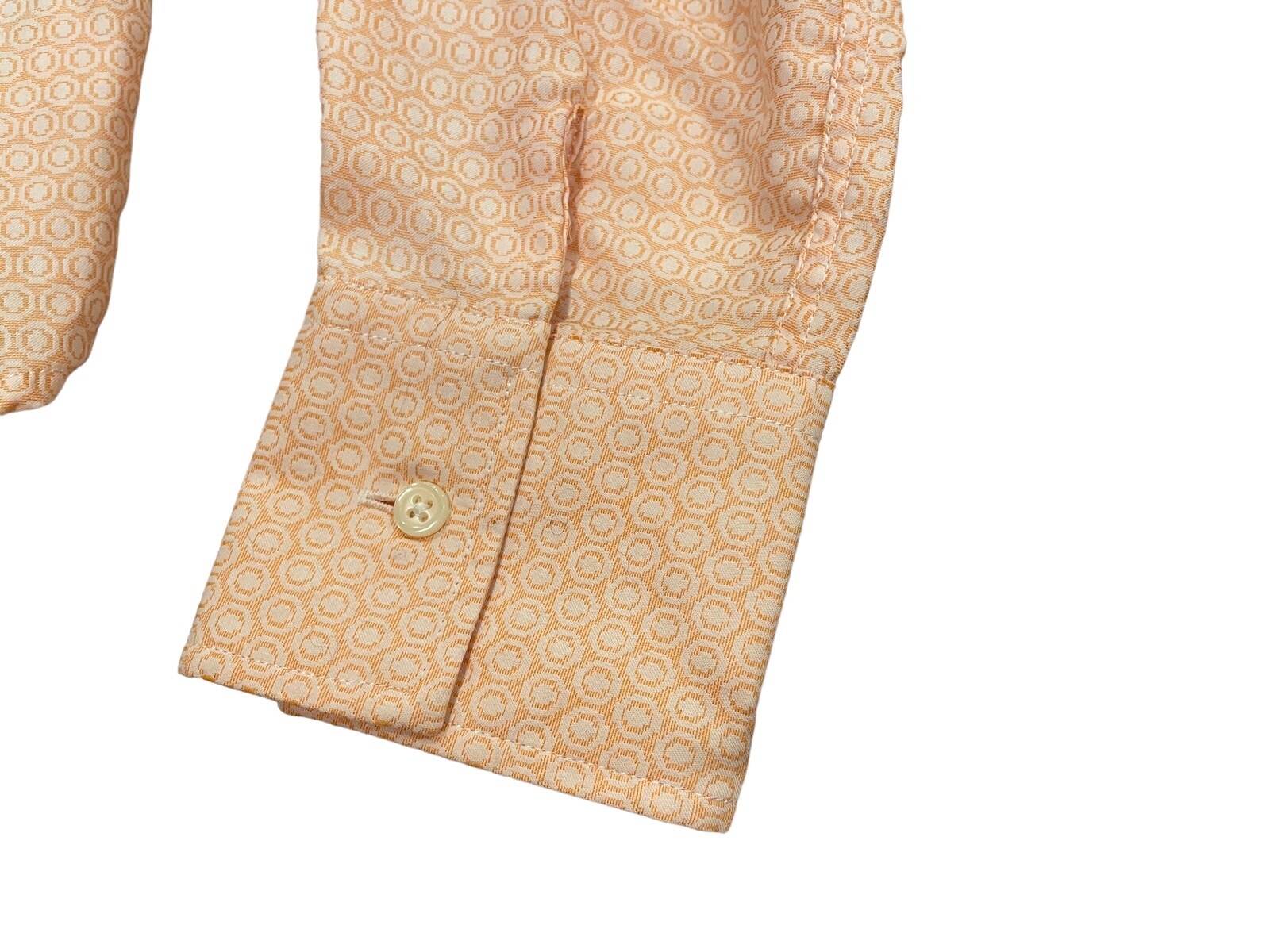 J.McLaughlin Orange/Peach Patterned Button-Down C… - image 4