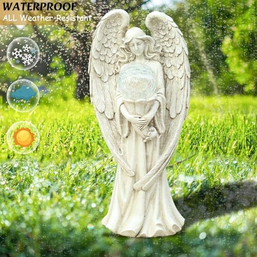 Angel Statues for GardenGarden Angels Outdoor Statue Solar Garden