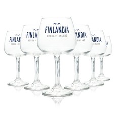 6 bicchieri Finlandia 0,48 l palloncino cocktail long drink aperitivo bicchieri Finlandia vodka