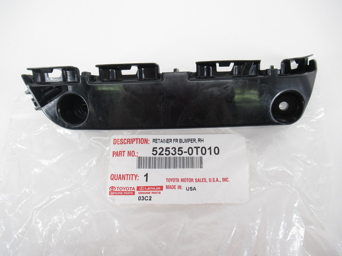 Genuine OEM Toyota 52535-0T010 Passenger RH Front Bumper Retainer