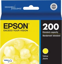 New Genuine Epson 200 Y Ink Cartridge Bag WorkForce WF-2540 XP Series XP-300