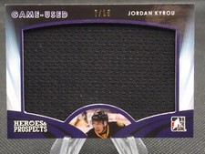 2015-16 ITG Heroes and Prospects Jerseys Purple #GU16 Jordan Kyrou