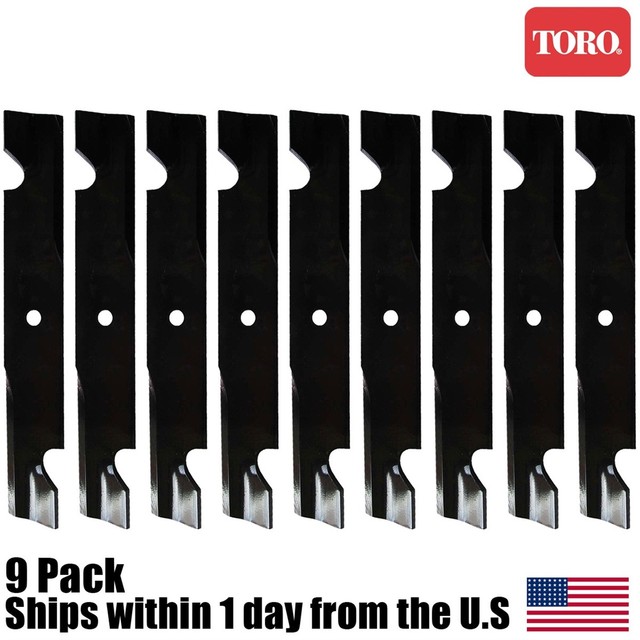9PK Genuine Original OEM Toro 48" Commercial Lawn Mower Blades Blade