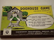 Kenworthy Educational Learning Games For Children Doghouse Fun With Phonics 1968
