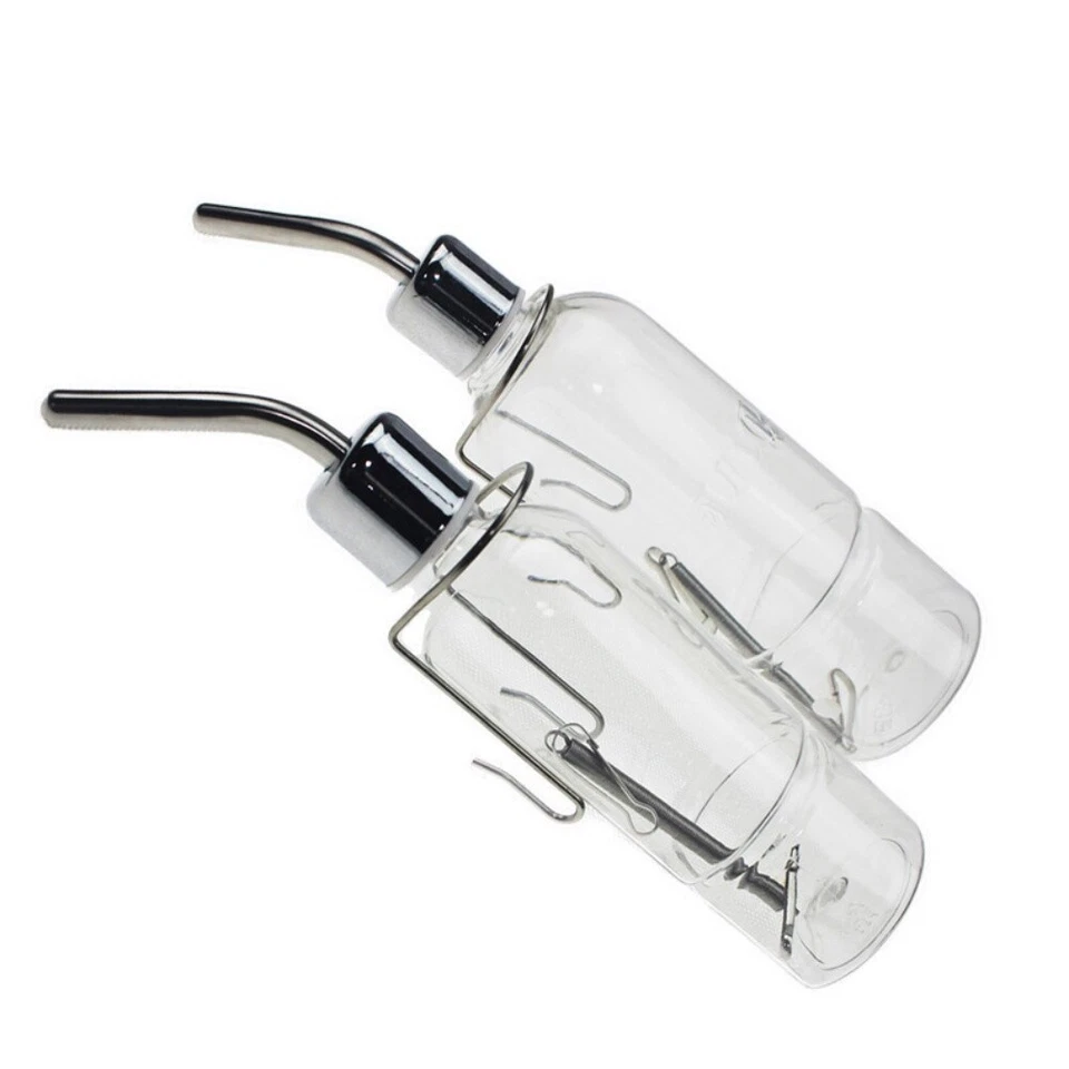 Garrafa alimentadora de água para hamster coelhos pequenos animais de estimação pendurada gêiser bebedor - Imagem 2 de 4