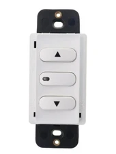HUBBELL CONTROL SOLUTIONS - LVSD-M-3-WH - 0-10V DIM SWITCH - white
