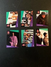 Lot of 6 80's Rap Rock Star Trading Cards Bel Biv Devoe Troop Big Daddy Kane