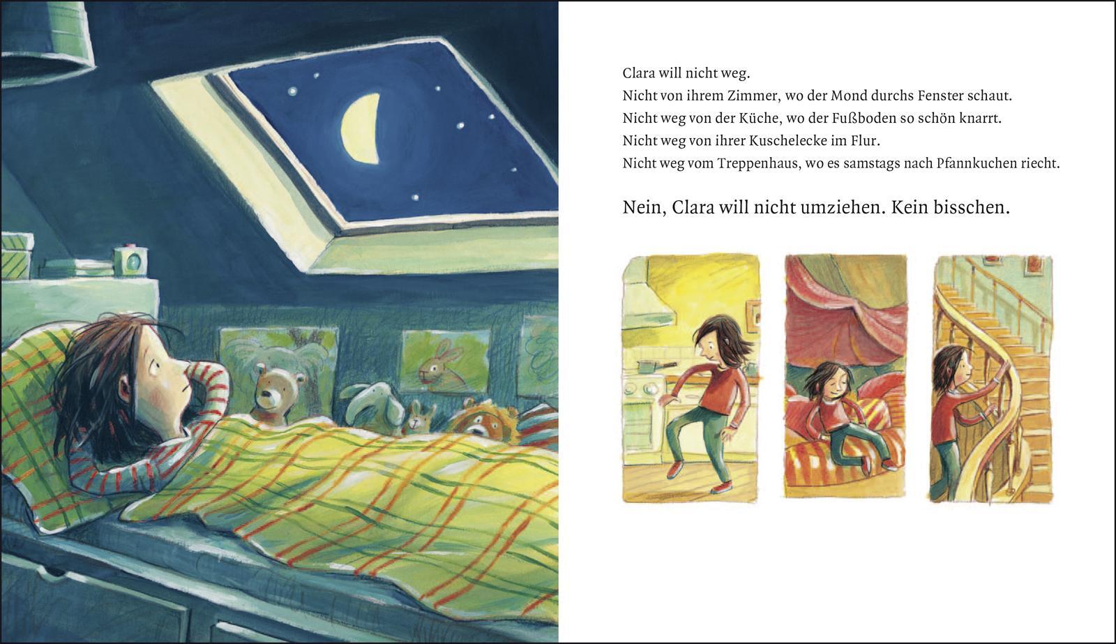 Thumbnail - Clara, Der Mond Und Das Neue Zuhause. Miniausgabe Christa Kempter