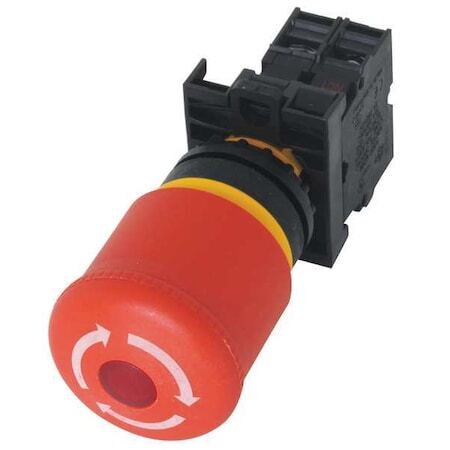 Eaton M22-Pvlt-K01-R Illuminated Emergency Stop Push Button - Picture 1 of 1