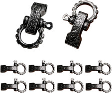 Metal Paracord Buckles Bow Clasps Screw Pin Anchor Shackle Adjustable Shackles B