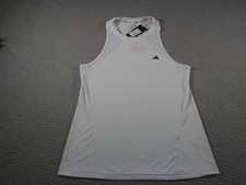 Adidas AEROREADY Tank Top Womens Small White Gym Training Workout IX9416